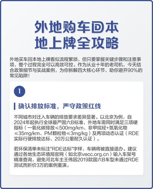 异地购车本地上牌流程,异地买车后悔的三大原因